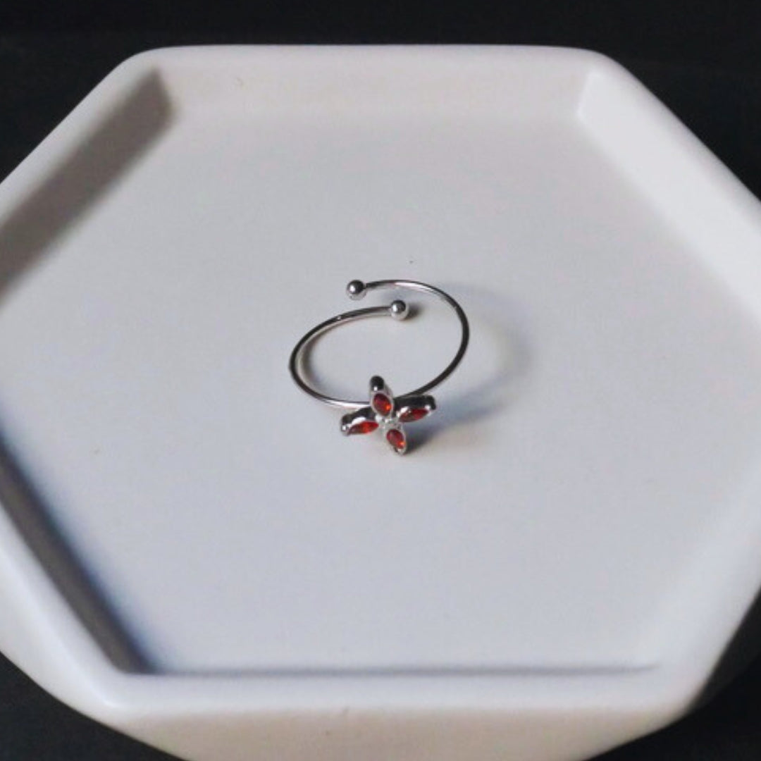 ELARA SILVER RED